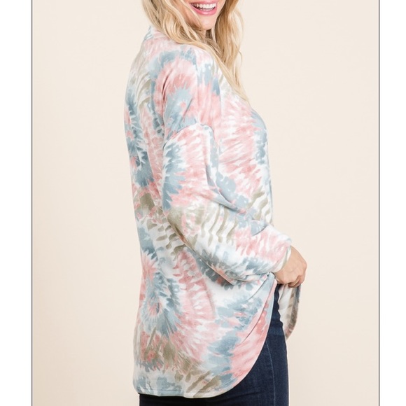 Tie dye long sleeve top - Picture 2 of 2